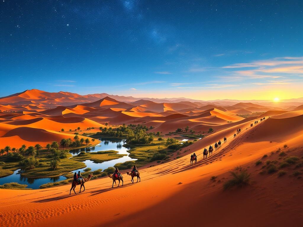 Exploring the Sahara Desert in Morocco